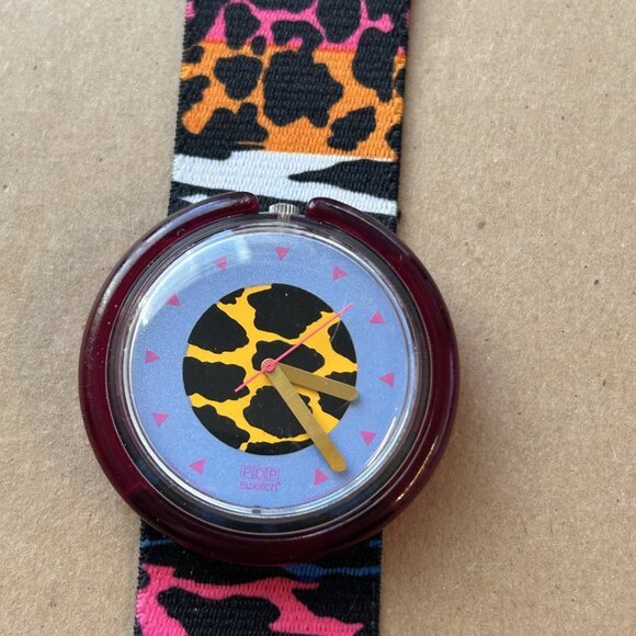 Pop Swatch Watch - 1990 Jungle Roar PWK 135 main image 5